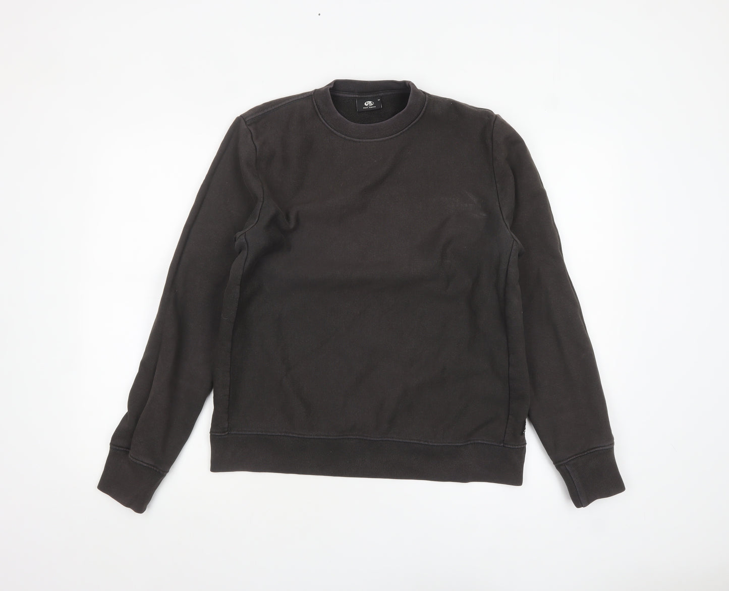 Paul Smith Men's Black Cotton Crew Neck Pullover Sweatshirt M