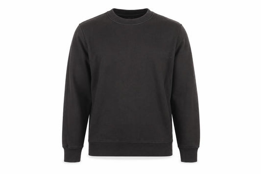 Front view of Paul Smith Men's Black Cotton Crew Neck Pullover Sweatshirt M