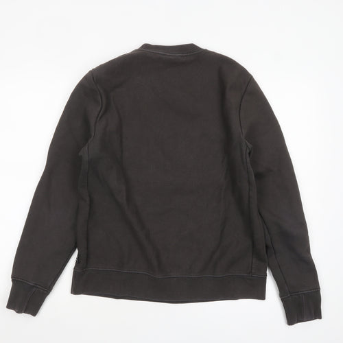 Paul Smith Men's Black Cotton Crew Neck Pullover Sweatshirt M