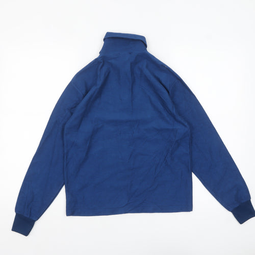 Plumage Women Blue Fleece Pullover Sweatshirt Size 16