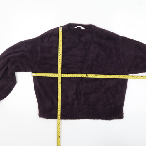 Marks and Spencer Women’s Purple Knit Long Sleeve Pullover Jumper M