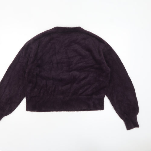 Marks and Spencer Women’s Purple Knit Long Sleeve Pullover Jumper M