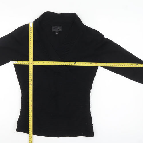 Investments Women’s Black Wrap Knit Jumper Size M