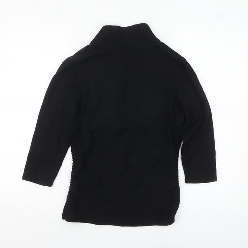Investments Women’s Black Wrap Knit Jumper Size M
