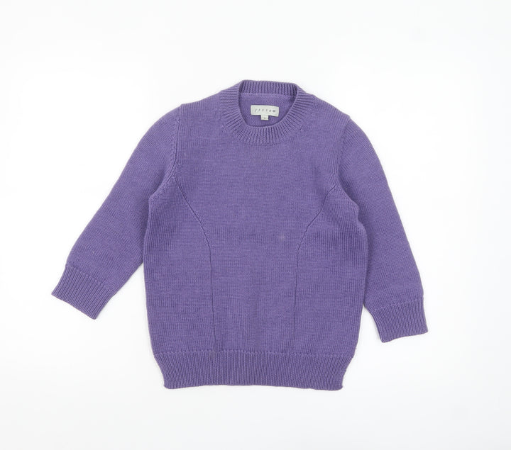 Jigsaw Women’s Purple Wool Crew Neck Jumper Size S