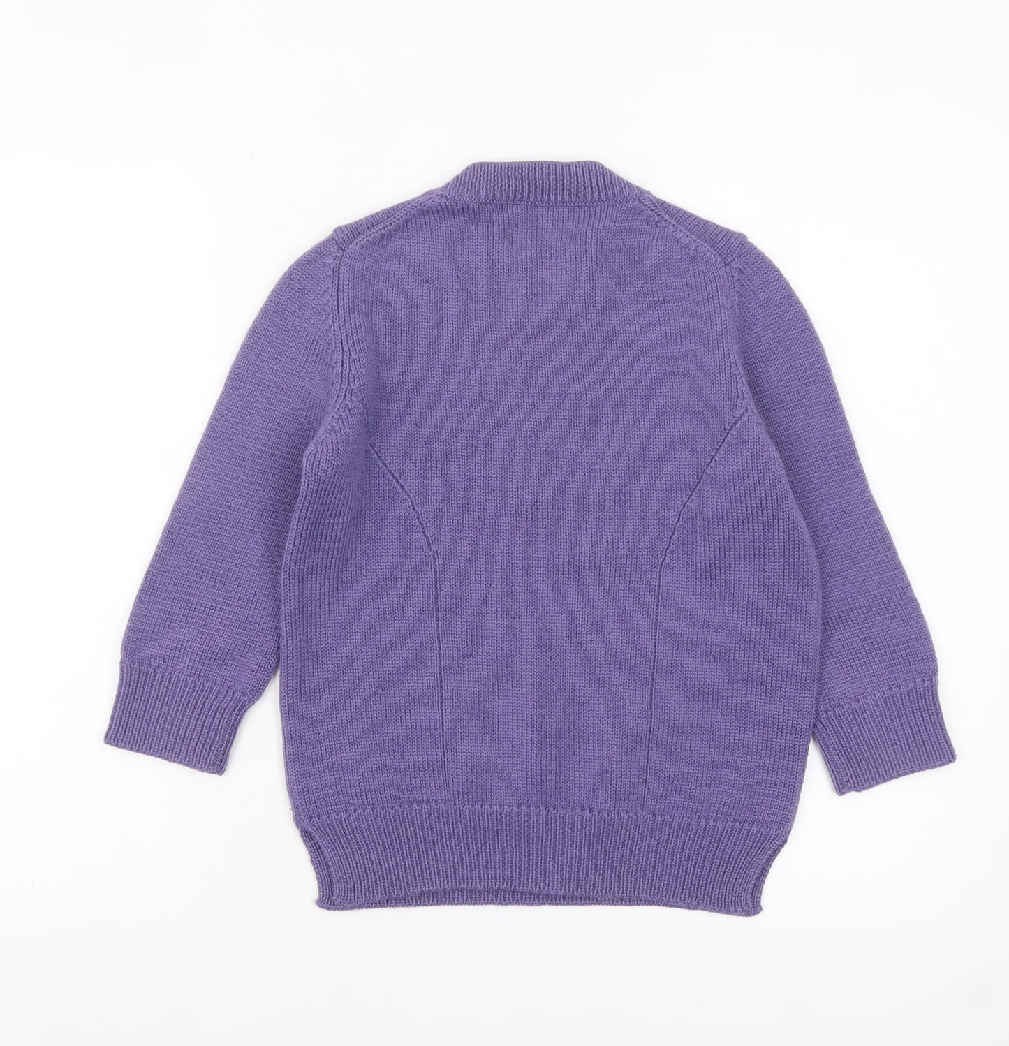 Jigsaw Women’s Purple Wool Crew Neck Jumper Size S