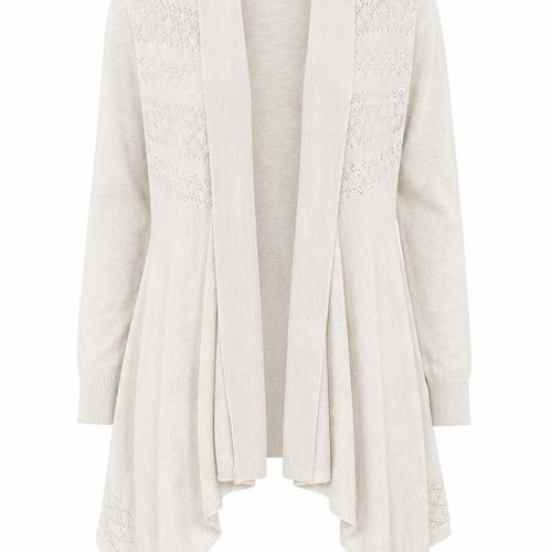 FatFace Women’s Beige Open Knit Long Sleeve Cardigan Size 10