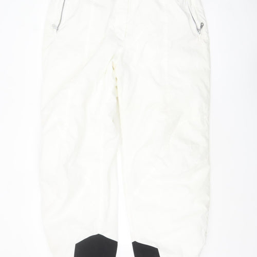 Maul Sport Company Women’s White Waterproof Insulated Snow Pants Size 20