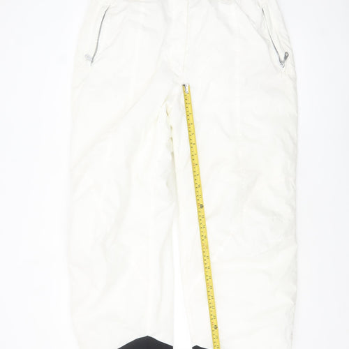 Maul Sport Company Women’s White Waterproof Insulated Snow Pants Size 20