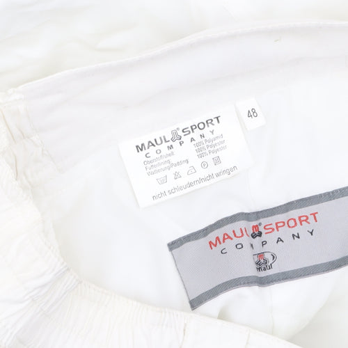 Maul Sport Company Women’s White Waterproof Insulated Snow Pants Size 20