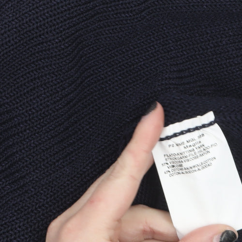 MaxMara Women's Black Knit Boat Neck 3/4 Sleeve Jumper S