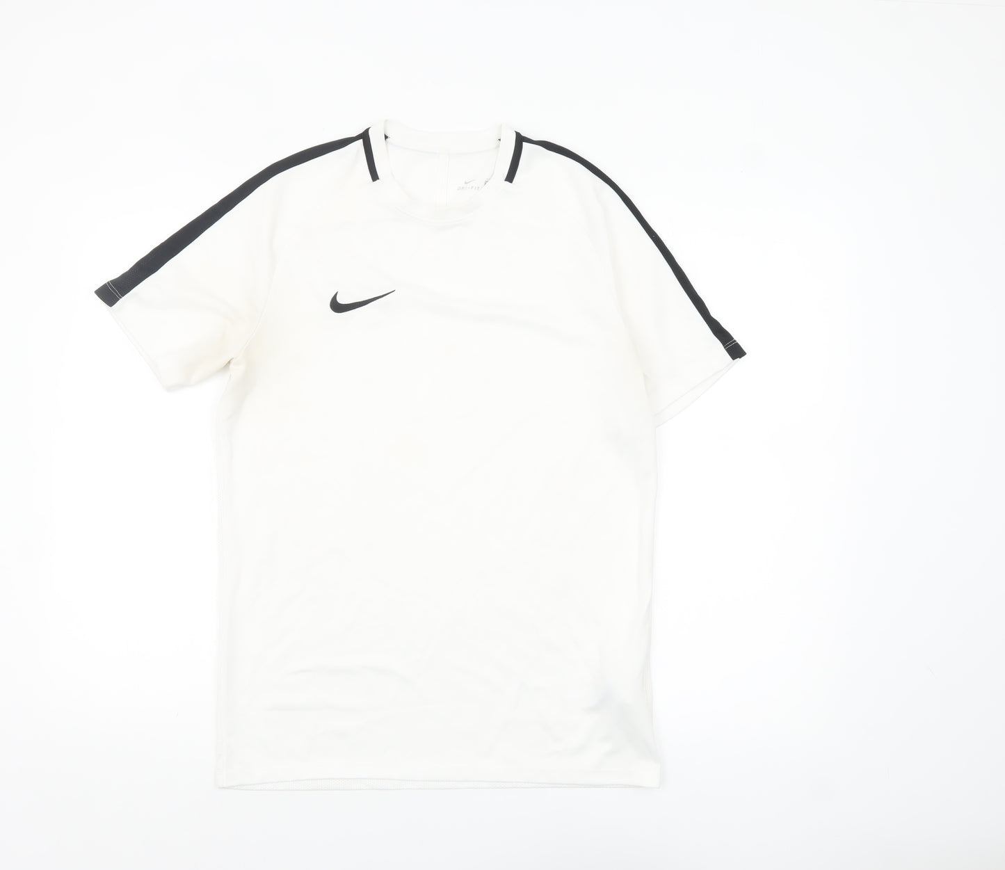 Nike Men's White Dri-Fit Athletic T-Shirt Medium Short Sleeve