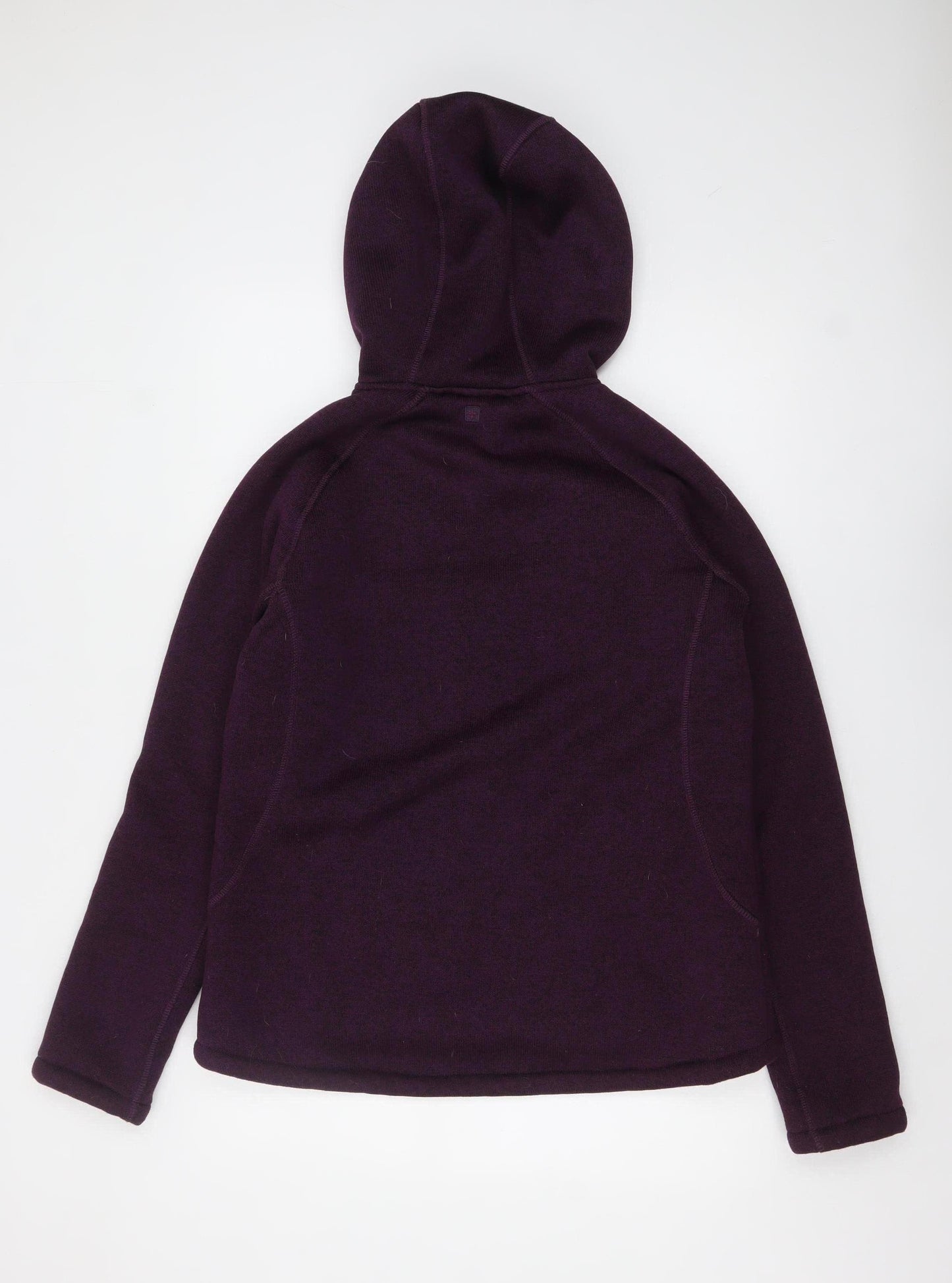 Mountain Warehouse Womens Purple Full Zip Hoodie UK 16 Fleece Lined
