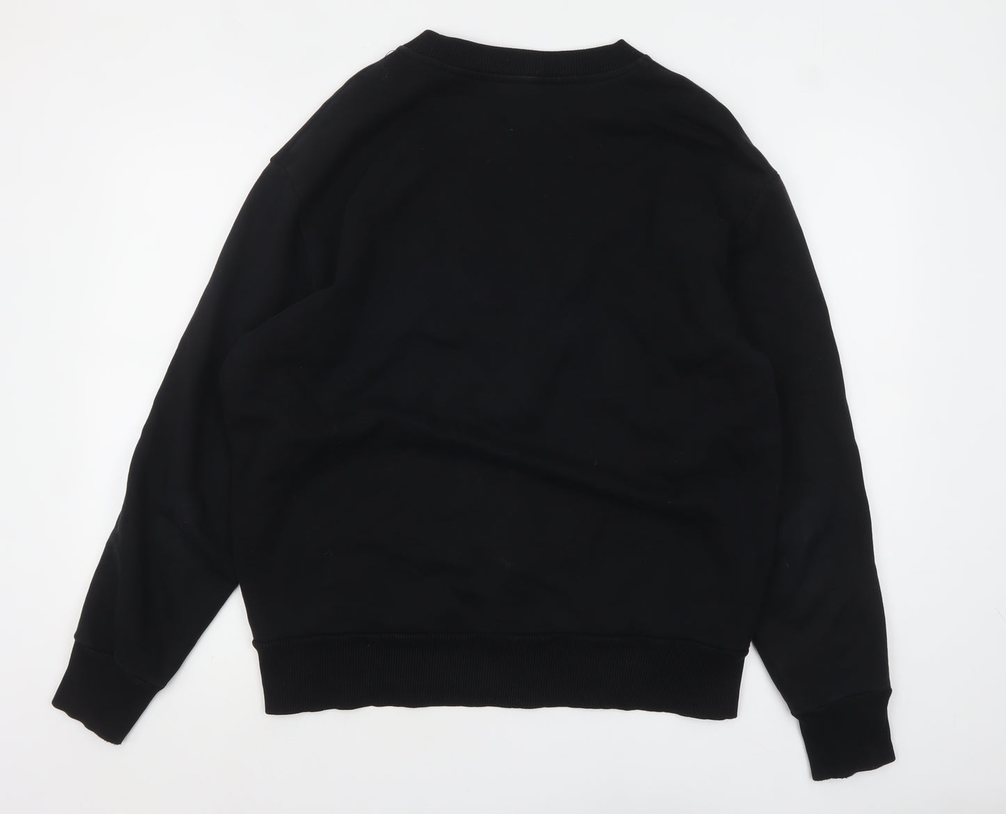 Diesel Men's Black Graphic Logo Pullover Sweatshirt Size M