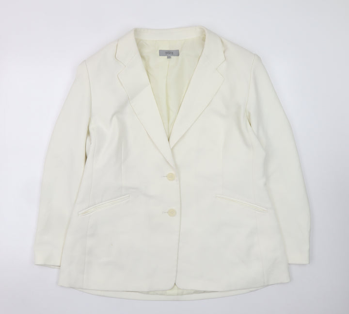 Marks and Spencer Women’s Ivory Blazer UK 20 Classic Formal Jacket