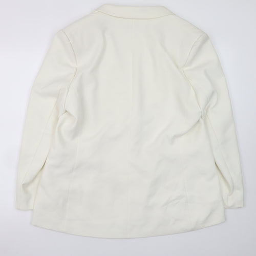Marks and Spencer Women’s Ivory Blazer UK 20 Classic Formal Jacket