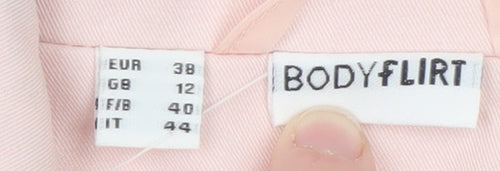 Bodyflirt Women's Pink Blazer Size 12 Classic Lined Jacket