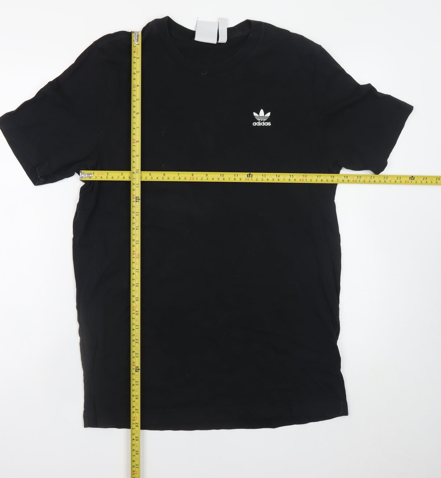 Adidas Men's Black Cotton Short Sleeve Crew Neck T-Shirt M