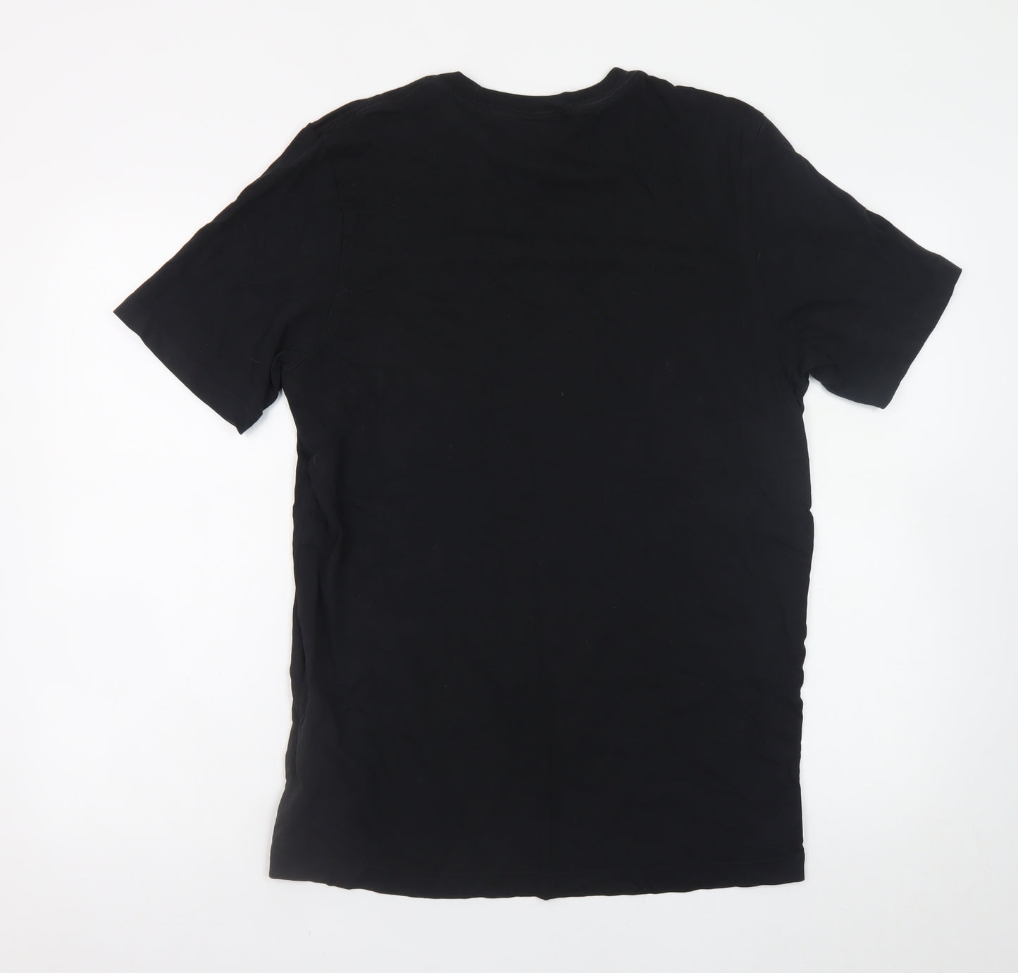 Adidas Men's Black Cotton Short Sleeve Crew Neck T-Shirt M