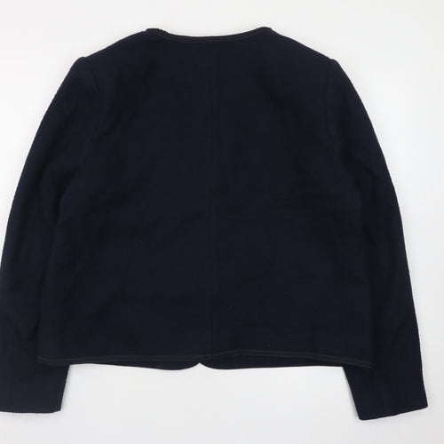 Marks and Spencer Women’s Navy Blue Cotton Jacket Size 16
