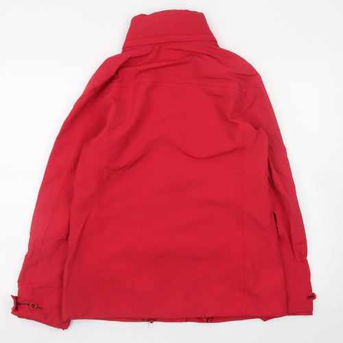 Maine New England Women's Red Waterproof Parka Jacket Size 12