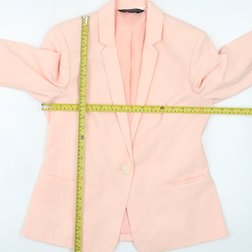 Dorothy Perkins Women’s Pink Blazer Jacket Size 8 Classic Workwear