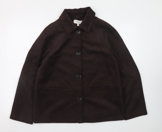 Marks and Spencer Women Brown Medium Button Jacket