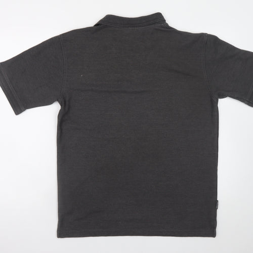 Slazenger Men’s Grey Polo Shirt L Regular Fit Lightweight Sports Top