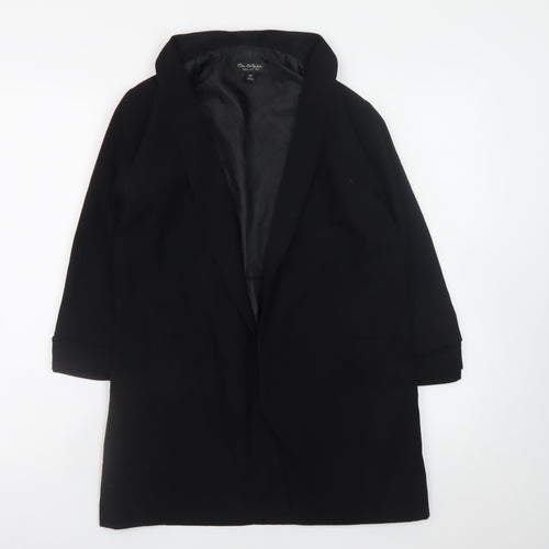 Miss Selfridge Womens Black UK 6 Longline Blazer Coat