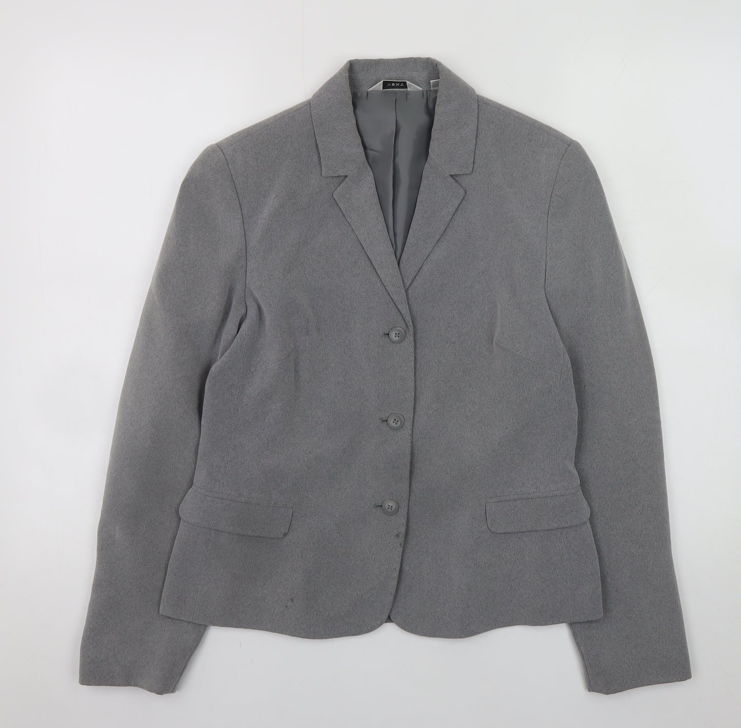 Next Women’s Grey Blazer Jacket UK 10 Classic Workwear Style