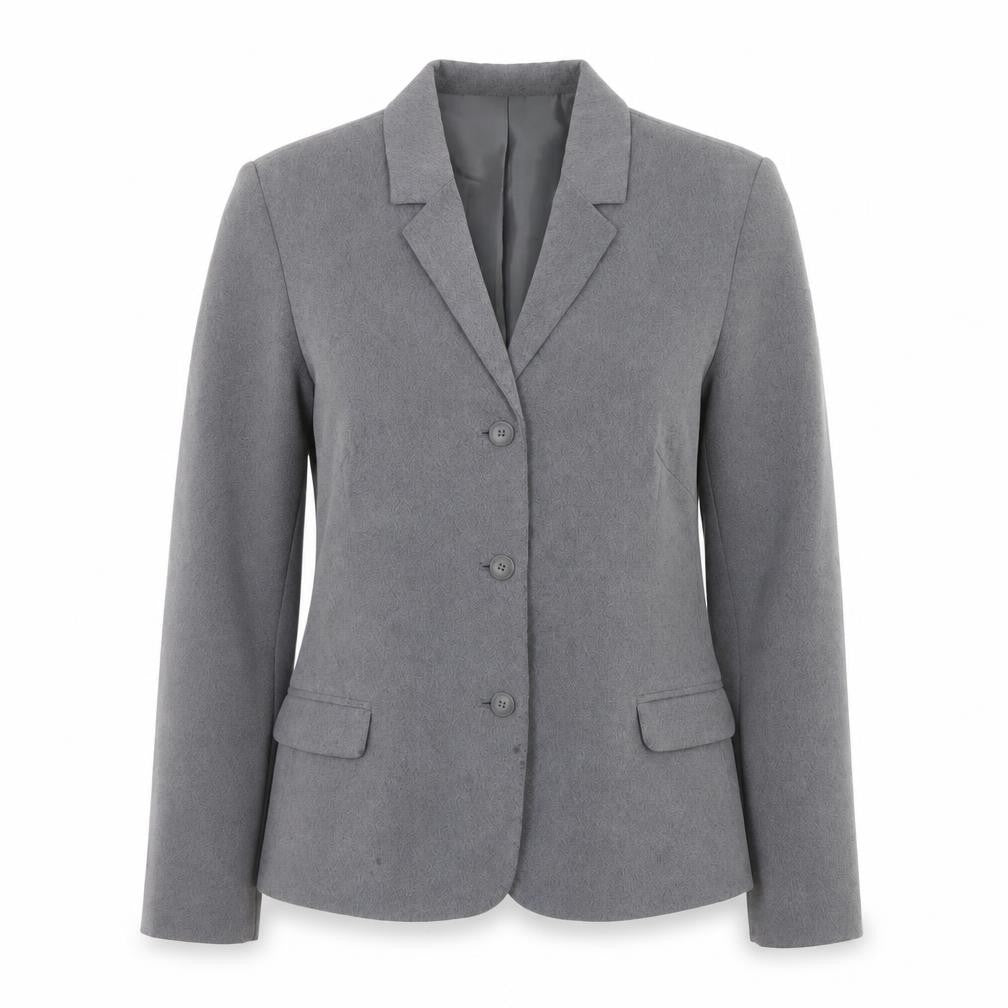 Front view of Next Women’s Grey Blazer Jacket UK 10 Classic Workwear Style