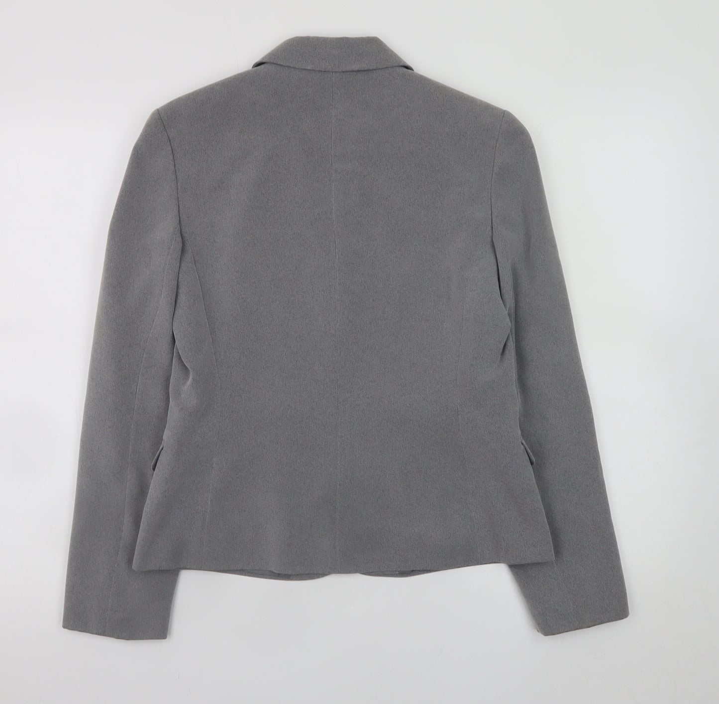 Next Women’s Grey Blazer Jacket UK 10 Classic Workwear Style