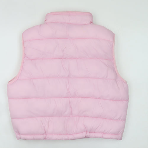 Primark Women's Pink Puffer Sleeveless Waistcoat Size M 12/14