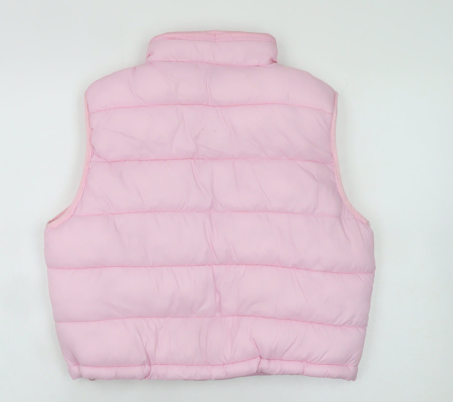 Primark Women's Pink Puffer Sleeveless Waistcoat Size M 12/14