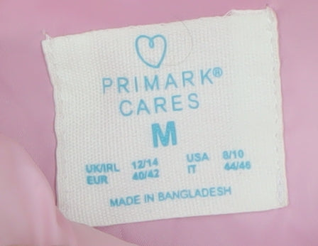 Primark Women's Pink Puffer Sleeveless Waistcoat Size M 12/14