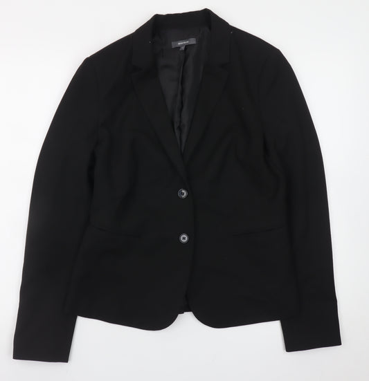 Montego Women’s Black Blazer Jacket Size 10 Regular Fit Workwear