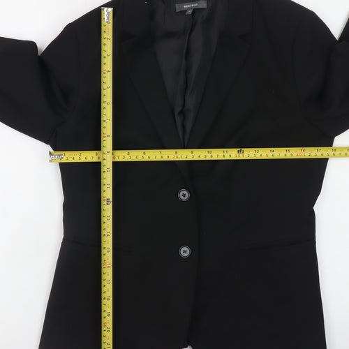 Montego Women’s Black Blazer Jacket Size 10 Regular Fit Workwear