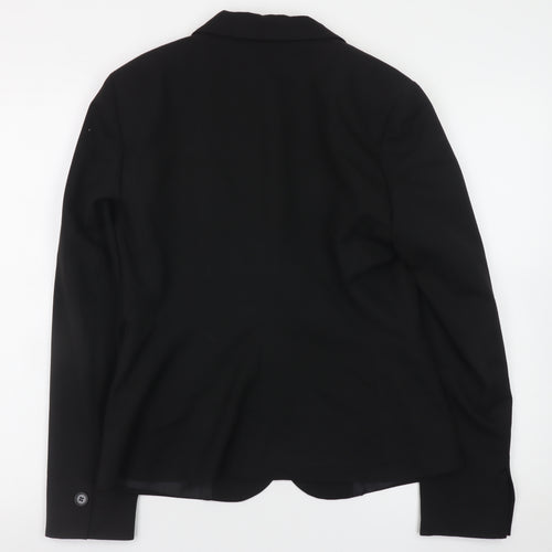 Montego Women’s Black Blazer Jacket Size 10 Regular Fit Workwear