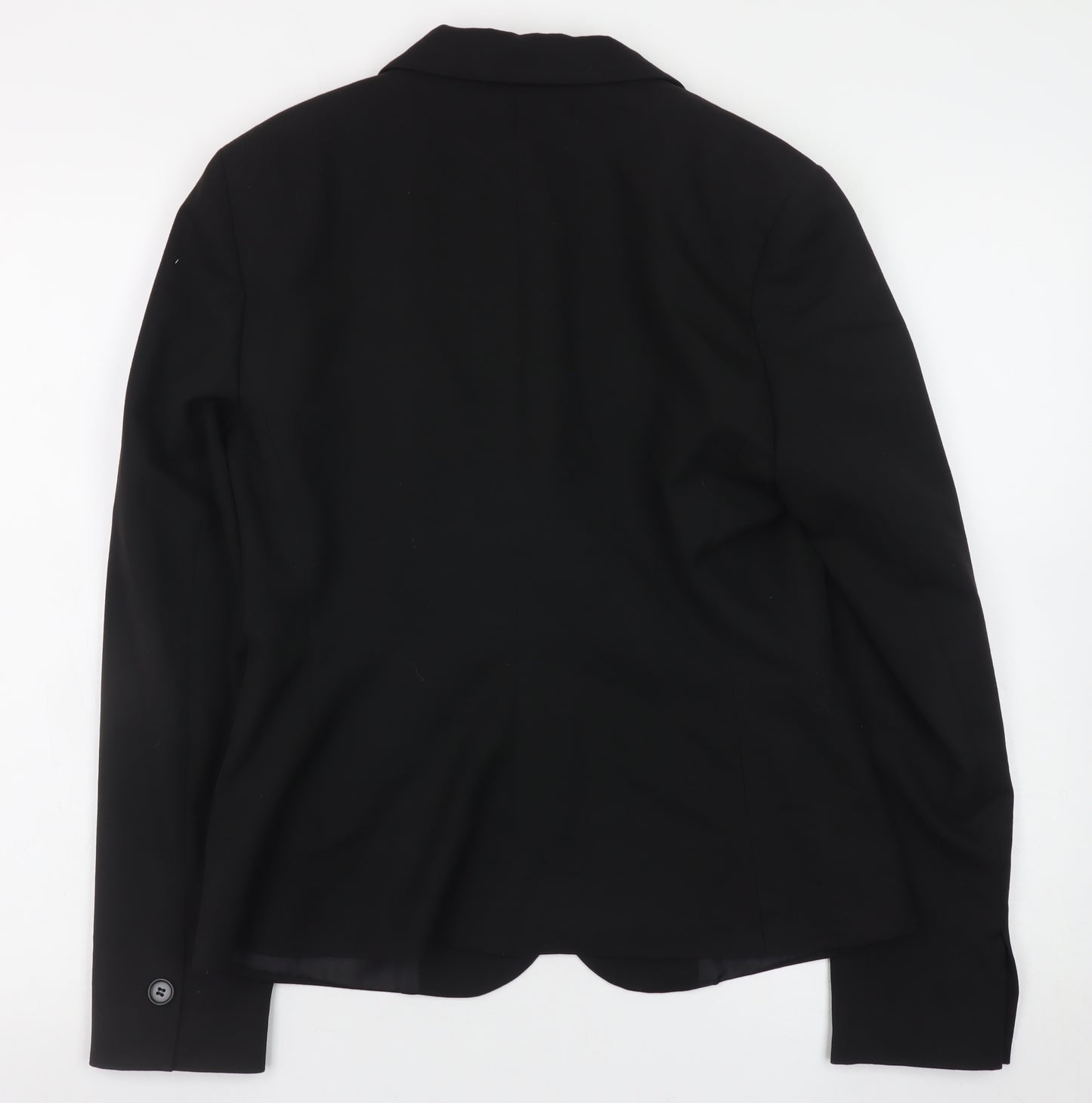 Montego Women’s Black Blazer Jacket Size 10 Regular Fit Workwear