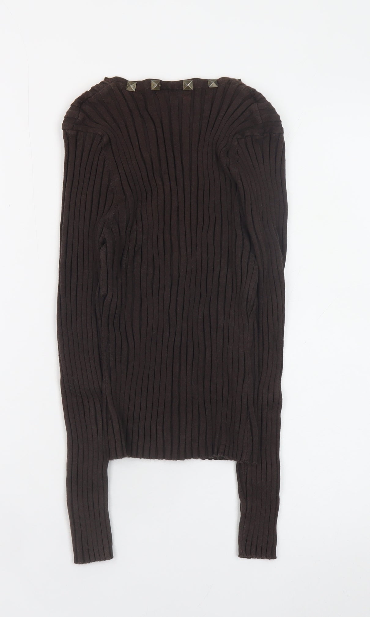 Principles Petite Women’s Brown Studded Cardigan Size 14