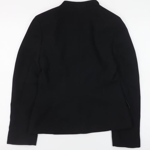 Precis Petite Women's Black Size 8 Blazer Single-Breasted Jacket