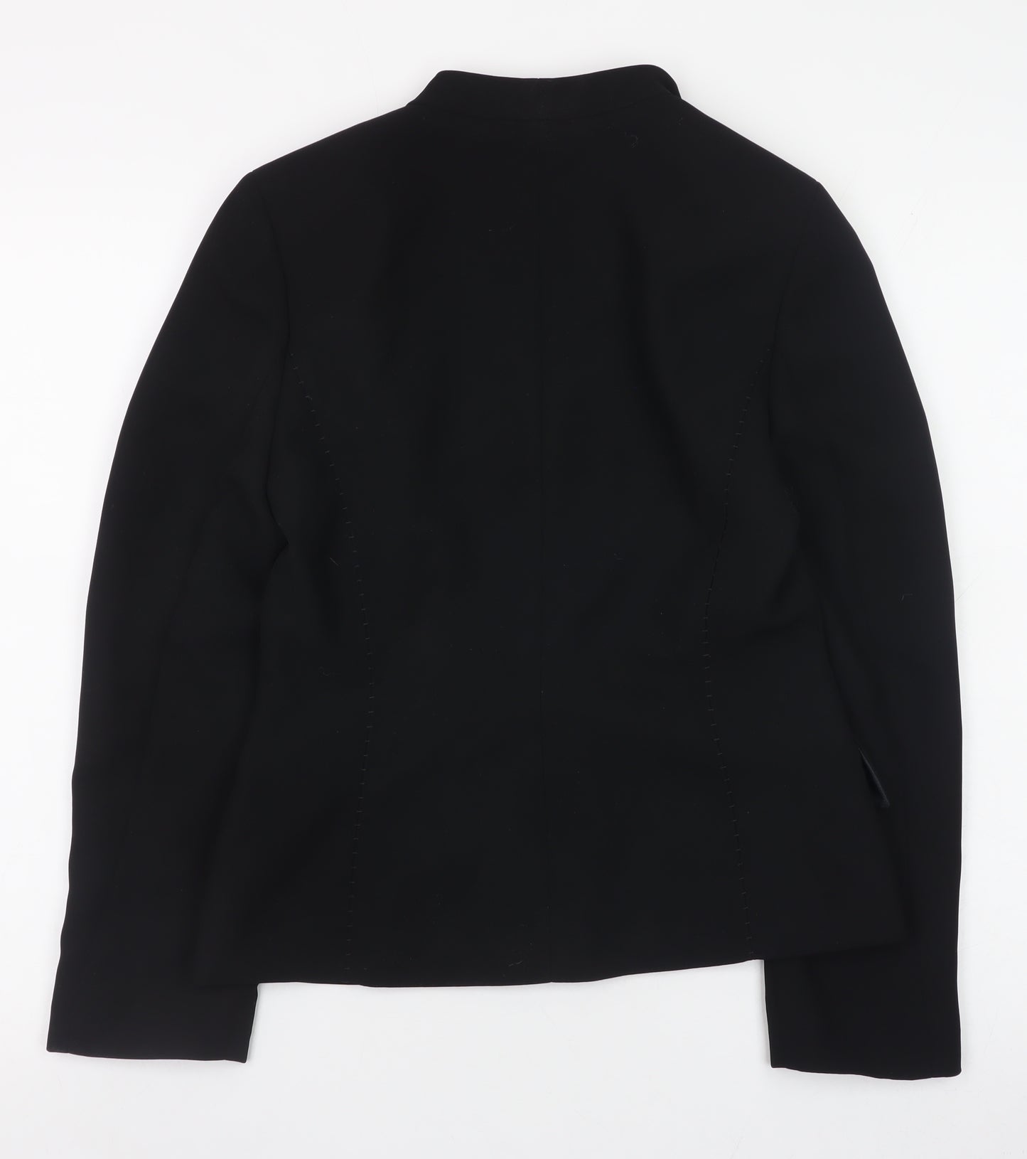 Precis Petite Women's Black Size 8 Blazer Single-Breasted Jacket