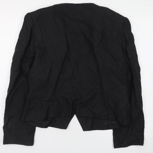 Maxi Librati Womens Black Wool Blazer Size 18 Classic Formal Jacket
