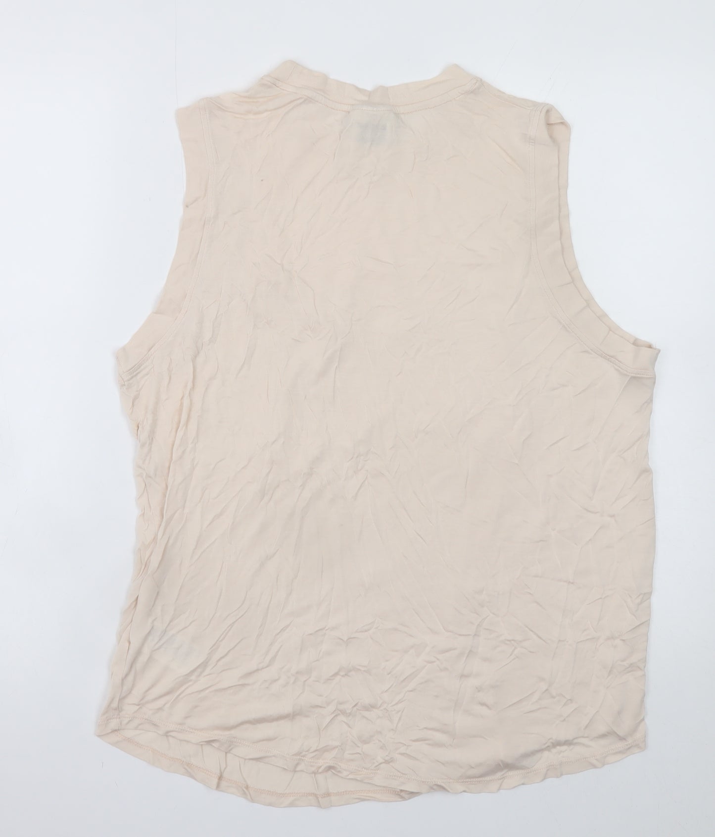 IVY PARK Women's Beige Sleeveless Tank Top M Basic Jersey
