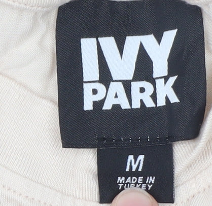 IVY PARK Women's Beige Sleeveless Tank Top M Basic Jersey