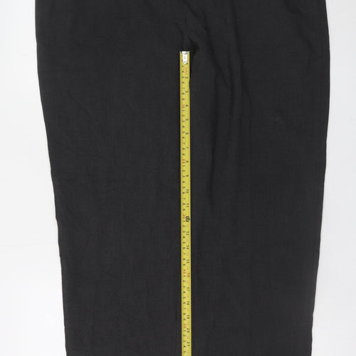 Marks and Spencer Women’s Black Regular Fit Stretch Trousers Size 18
