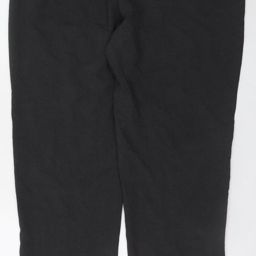 Marks and Spencer Women’s Black Regular Fit Stretch Trousers Size 18