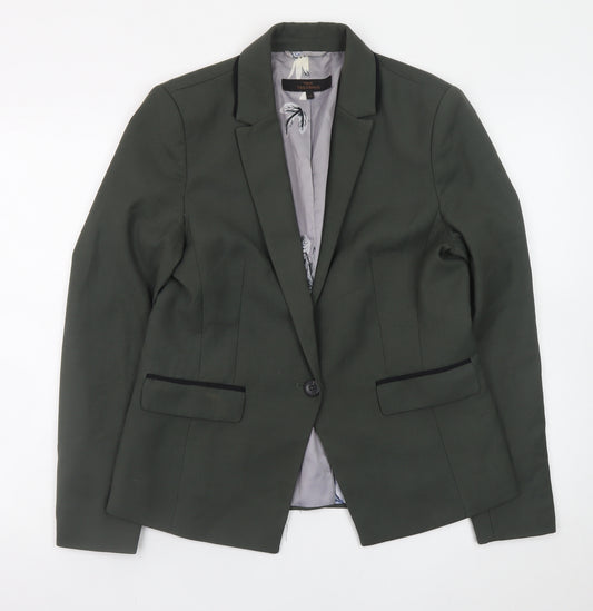 Next Women Green Size 14 Tailored Blazer Jacket