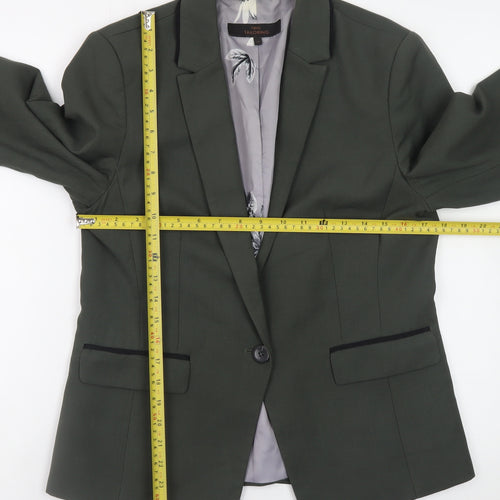 Next Women Green Size 14 Tailored Blazer Jacket