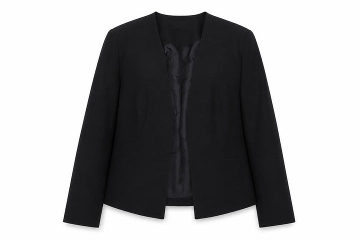 Wallis Women Black Blazer UK 16 Classic Long Sleeve Lined Suit Jacket